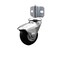 Service Caster 2'' Bright Chrome Neoprene Rubber Caster Side Mount Bracket SCC-GR03S210-NPRB-BC-71678-CB180 - alternate 1